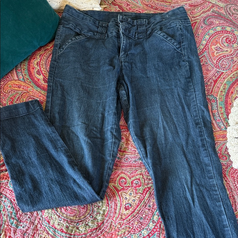 Maurices Dark Blue Straight Leg Jeans
